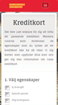 Mobile Screenshot of kreditkortonline.se
